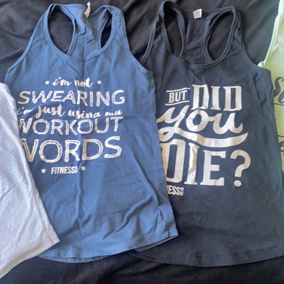 Small MyFitness Tee Co. Motivational Fitness Tanks. - Picture 2 of 2